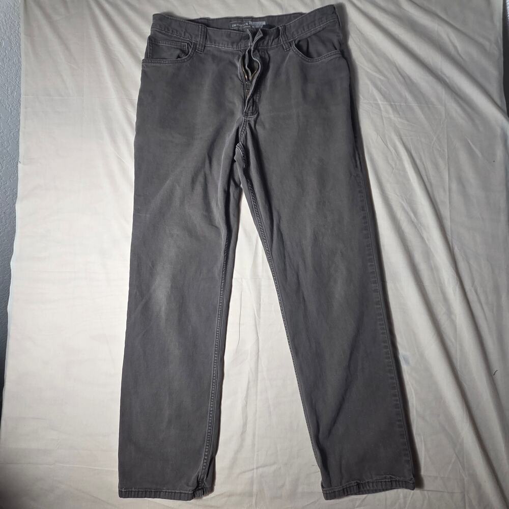 Carhartt Rugged Flex Canvas Work Pants Grey 36x34 Distressed Skater Gorpcore